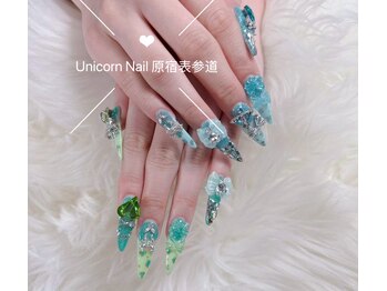 ユニコーンネイル 原宿表参道(unicorn nail)/チップ長さだし10本お持ち込み