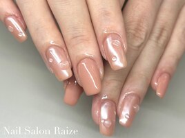 ピンクネイル/シンプル