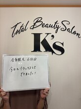 ケイエス(K's)/全身脱毛のお客様★
