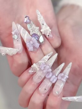 チョアネイル 池袋店(CHOA NAIL)の写真/【池袋徒歩3分】ライブやイベント前に★長さだしで写真映えデザインに♪
