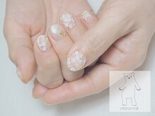 オトナネイル(otona nail)/ブライダルフラワーレースネイル