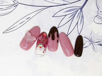 ネイルライフ(NailLife)/チョコレートネイル