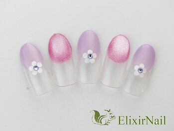 エリクサーネイル 心斎橋(Elixir Nail)/定額aシンプル/クーポン使用