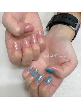 ネイルアート ジマー/60minartのちぐはぐ