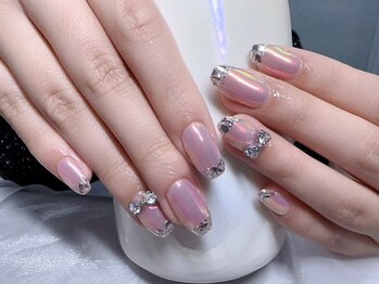 オーケーネイル(OK Nail)の写真/【デザインやり放題&パーツつけ放題90分¥12980】周りと差が付くオリジナルネイルで一歩先をいくお洒落を♪