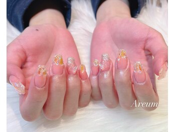 ミップチップ クップドクール アルム(mipccip×Coup de Coeur×Areum)/ワンホンネイル ¥9000