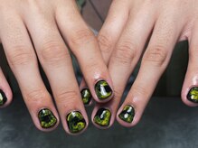 オムネイル 渋谷(HOMME NAIL)/マーブルネイル ¥6.600