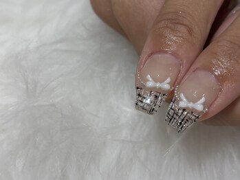 エクラ(eclat)/ツイードリボン