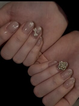 エクラ(e'clat.)の写真/【名和町/駐車場有】繊細アートやトレンドネイルも高いクオリティを追求！指先に目がいく愛されネイル☆