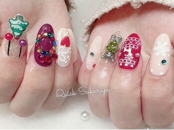 クリスマスネイル