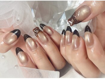 ビジューネイルズ 西川口店(bijou nails)/マグネットフレンチ