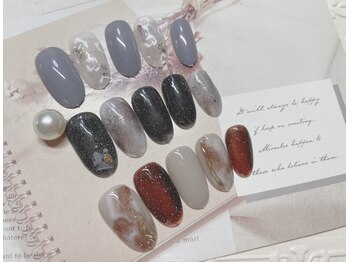 アゼル(Azel)の写真/【日常～イベント/ブライダル◎】高技術×提案力★持ち込みデザイン120分¥9800→¥8800/90分&定額コースも