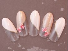 ネイルサロン ビジュードゥ(Nailsalon Bijoux doux)/リボンデザイン￥5700！！