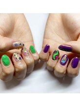 イーエムエー(e.m.a)/パープル×グリーン