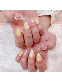 小さいフラワーネイル♪