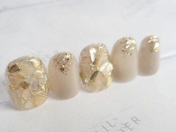 ネイルフロンティア 吉祥寺(NAIL FRONTIER)/すず♪秋ステンドグラス8980円~