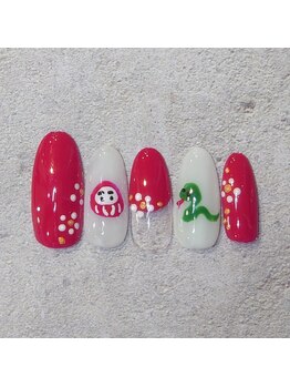 アッサンブレ 豊洲店(Assemble)/お正月ネイル