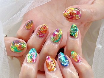 ネイルサロン ジェイ(Nail Salon J)の写真/《ワンカラーorグラデーション¥3980～》シンプルデザインから華やかなトレンドデザインまで豊富にご用意◎