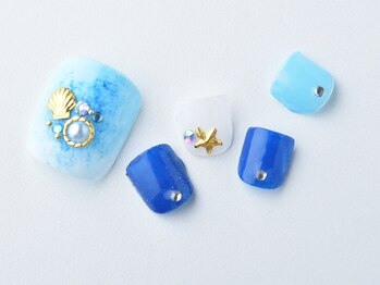 アートラウンジリハナ(Art Lounge Rihana)/海ネイル