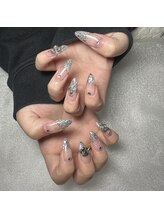 ラブオーキッド(LoveOrchid)/クロム風ネイル♪