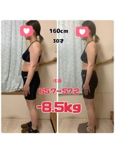 ウェル整体院/3ヶ月で-8.5kg達成！