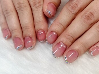 モアニ ヒロオ 恵比寿店(MOANI Hiroo)/ガラスフレンチネイル