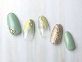 ニュアンス/塗りかけネイル