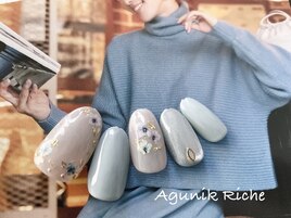 【押し花ネイル】
