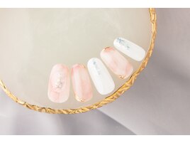 ニュアンス春ネイル