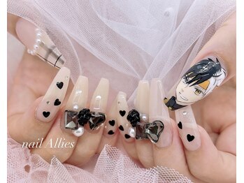 ネイル アリーズ セカンド(nail Allies 2nd)/痛ネイル 手書き
