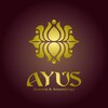 アーユルヴェーダアンドアロマエステ アユス(AYUS)ロゴ