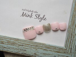 ホログラムフットネイル