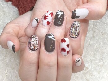 エミラボーテ 天王寺(Emi la beaute)/バレンタインネイル