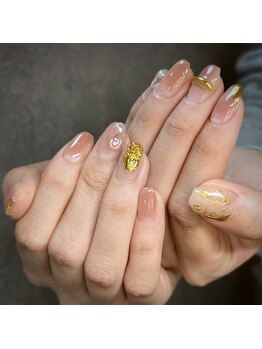 イロ(iro)/春ネイル♪ミラー小花♪