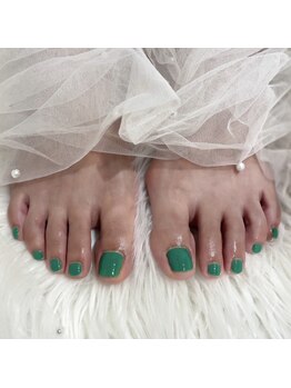 リッカヴァラ(Lycka VALLA)/フットネイル/ビビット/グリーン