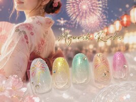 【花火ネイル】