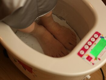 ヨサパーク ルシエル(YOSAPARK le ciel)/フットバスでじわーっと温まり♪