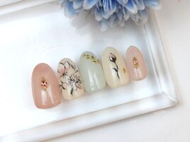 お花アートで春先取り♪