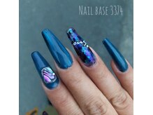 ネイルベース3374(Nail base 3374)の雰囲気（長さ出しをしてゴージャスに☆）