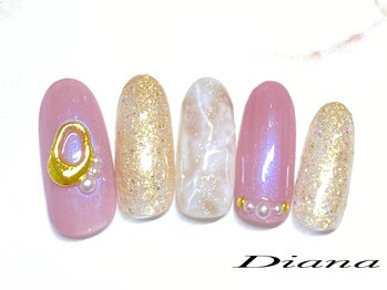 定額ネイル　7,700円　A‐046