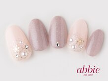 ネイルサロンアビー 北千住店(abbie)/きらきら結晶グラデ　￥9801