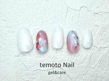 テモトネイル アンド メモト あべのHoop店(temoto Nail&memoto)/【ハンド】4本アートコース