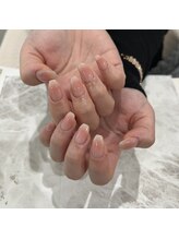 アンダーバーホワイトプラス 南海難波店(_WHITE+)/チークネイル