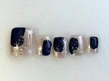 アイネイルズ 池袋店(I-nails)/ミラーネイビーフット