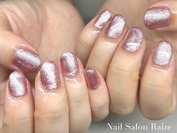 ライズ 本町店(Raize)/ピンクネイル/マグネットネイル