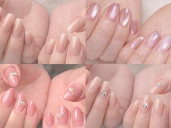ネイルサロン ディーバ ギンザ(Nail salon Diva GINZA)の写真/特許取得≪リピートビューティジェル≫が叶える1か月続くツヤと美フォルムでワンカラーでも映える手元へ♪