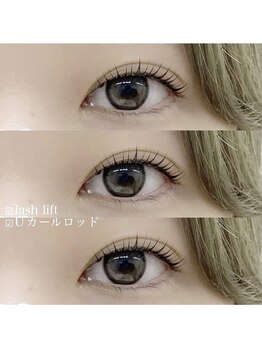 She's lash 渋谷店【パリジェンヌ/まつげパーマ/マツエク/眉毛/アイブロウ/パリエク】/ラッシュリフト Uカールロッド