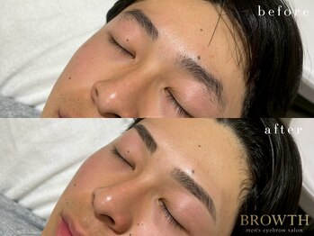 メンズ眉毛サロン BROWTH名古屋|眉毛/まゆげ/アイブロウ/メンズ眉毛/眉毛ワックスの写真/《メンズ眉毛革命》似合う形を見極め、あなたの魅力を最大限に引き出します!眉サロン初心者にも◎
