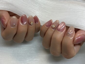 ホリーホック ネイル 仙台泉(HollyHock Nail)/ピンクネイル