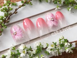 桜＆グラデーション